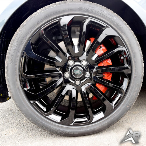 Glossy Black Painted Rims